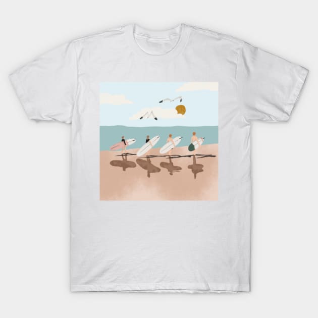 Enjoy sun, beach and surf T-Shirt by mmartabc